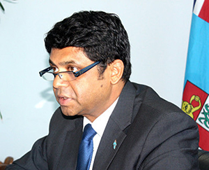 Communications Minister Aiyaz Sayed-Khaiyum ... safeguards. Image: Peni Shute Newswire