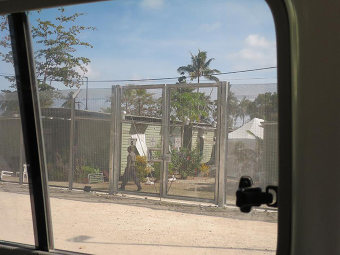 The asylum seeker detention center at Lombrum naval base, Manus Island, Papua New Guinea. Image: Human Rights Watch