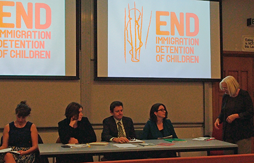 'Seeking alternatives for Refugees: Ending child detention in Asia-Pacific' panel. Photo / Jihee Junn