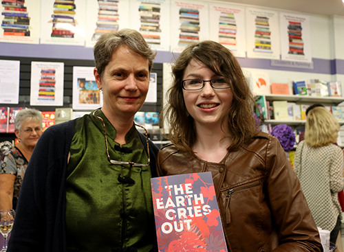 Penguin fiction publisher Harriet Allan (left) with author Bonnie Etherington. Image: Del Abcede/PMC