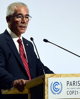 COP21: Kiribati’s Tong grows wary over ‘coloured vision’ of global leaders