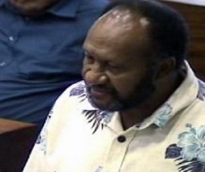 Vanuatu Prime Minister Charlot Salwai 