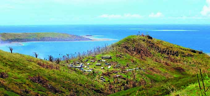 The devastation at Naocobau Village, Ra, in Fiji. Image: Business Melanesia/DINFO