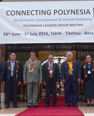 Polynesian leaders group gathers in Tahiti for climate change update
