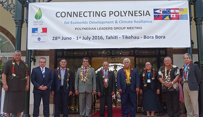 Polynesian leaders group gathers in Tahiti for climate change update