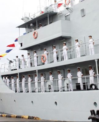 Chinese naval training ship in Fiji for goodwill visit