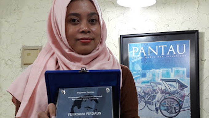 Febriana Firdaus wins inaugural Pogau award for courage in journalism