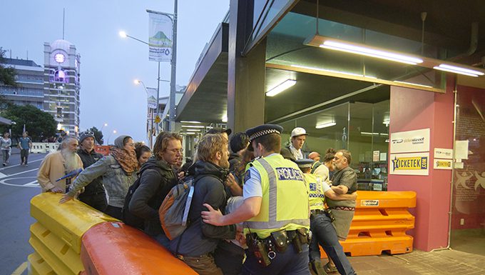 On the oil protest front line: ‘It’s their future they’re fighting for’