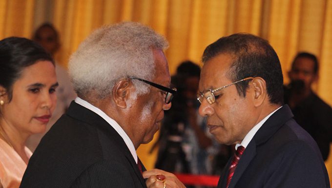Freedom struggle hero Barak Sope awarded Timor-Leste honour