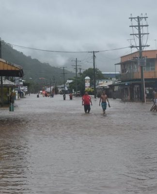 Gallery: Stay away from flooded areas, Samoan police warn after Cyclone Gita
