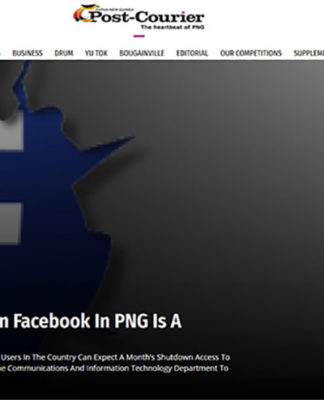 Scott Waide: Any Facebook shutdown in PNG dangerous on many levels