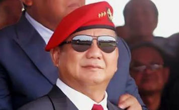 Former Kopassus general Prabowo Subianto