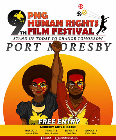 The PNG Human Rights Film Festival. Image: PMC