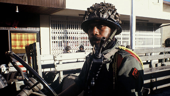 French Pacific Regiment marine