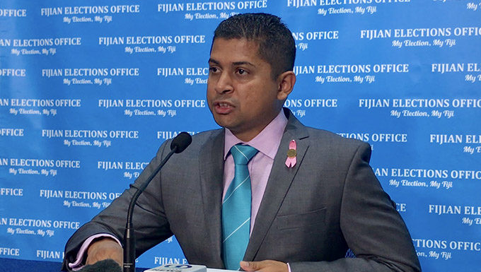 Fiji Elections Office will monitor two-day blackout period Mohammed Saneem