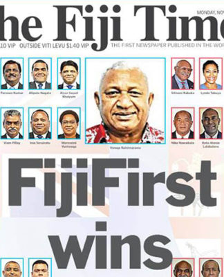 ‘The people have spoken’ – Fiji Times comments on a split election
