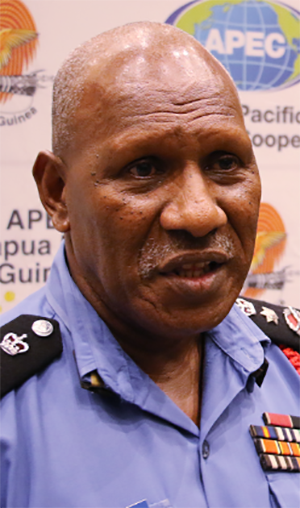 Police Commissioner Gary Baki … received PNGFM’s assault complaint. Image: Loop PNG