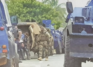 French security forces in Noumea