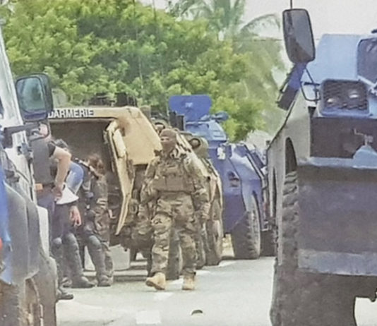 French security forces in Noumea