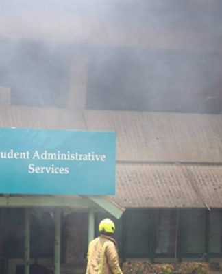 Fire destroys communications building at USP’s Fiji campus