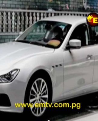 A PNG Maserati luxury sedan