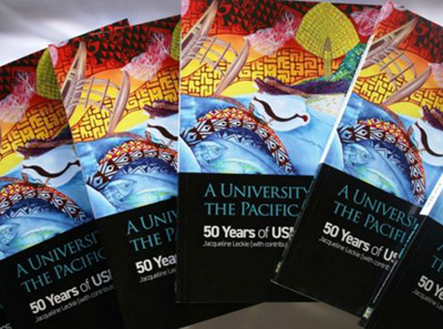 A University for the Pacific – a recent book on the history of USP. Image: USP