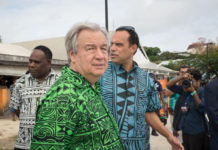 António Guterres in Vanuatu