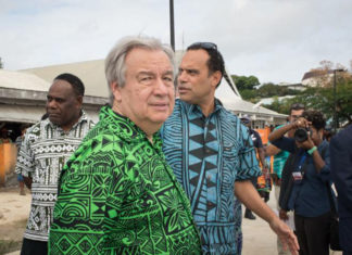 António Guterres in Vanuatu
