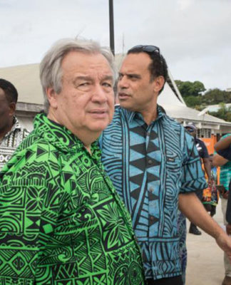António Guterres in Vanuatu