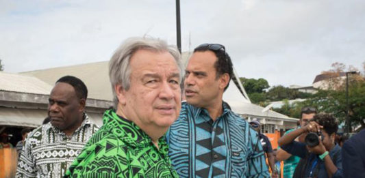 António Guterres in Vanuatu