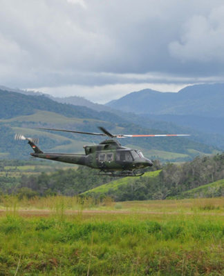 Indonesian helicopter