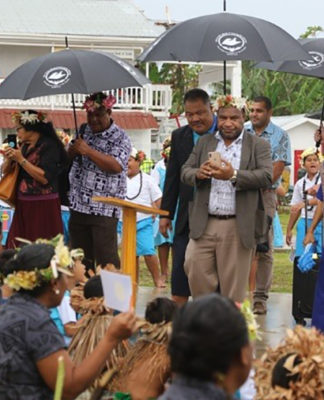 Relocation for ‘sinking islands’ cheaper but ‘we’re staying’, vows Tuvalu PM Tuvalu Forum