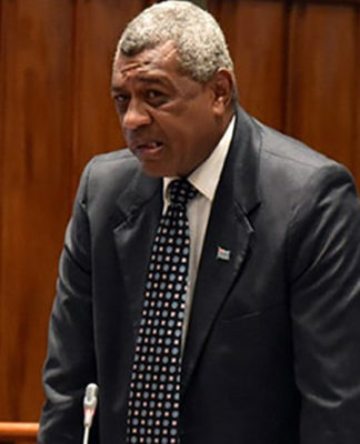 Fiji opposition MP suspended for refusing to apologise to PM