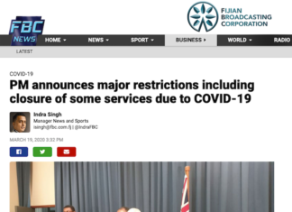 Bainimarama on Covid-19