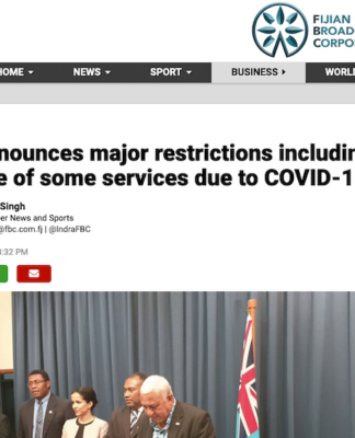 Bainimarama on Covid-19