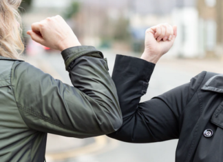 Elbow bump