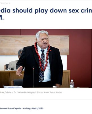 Sunday Samoan: Sex crimes, truth and pride in Samoa