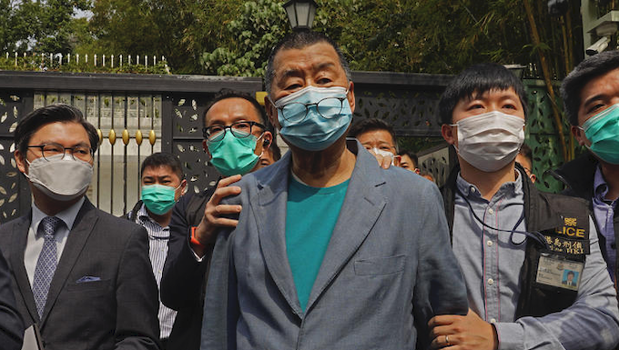 Hong Kong police arrest Next Digital founder Jimmy Lai among 14 activists