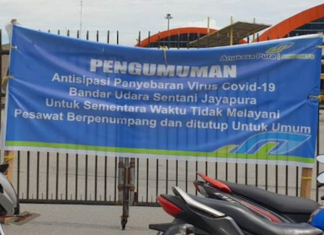 Jayapura airport closure