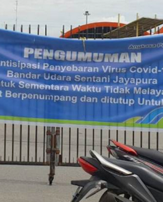 Jayapura airport closure