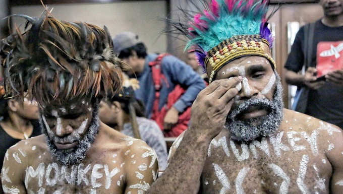 Papuan protesters