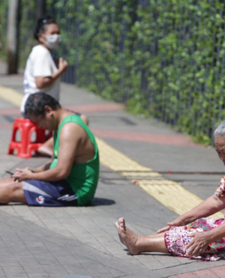 Jakarta physical distancing