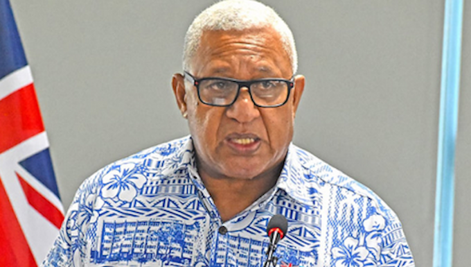 Fiji PM Voreqe Bainimarama
