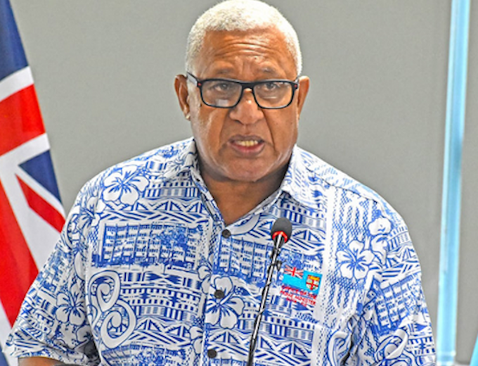 Fiji PM Voreqe Bainimarama