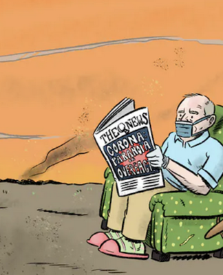 Wes Mountain cartoon
