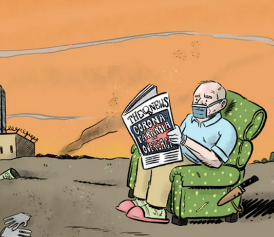 Wes Mountain cartoon