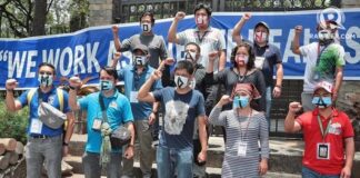 Baguio protest