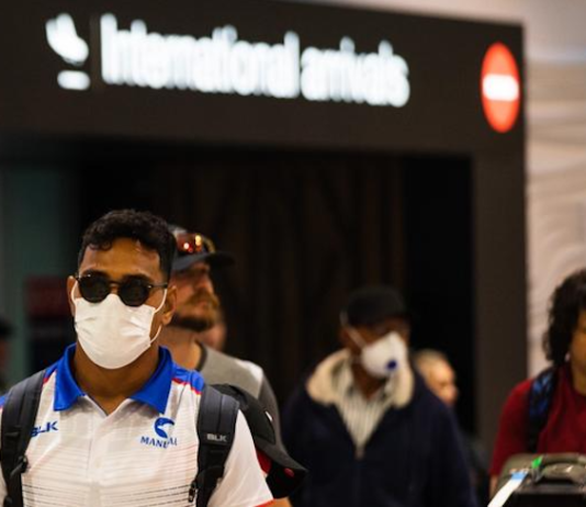 Auckland Airport travellers