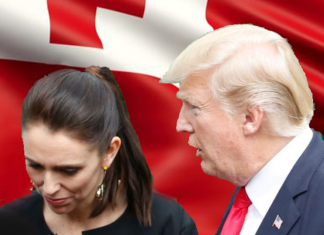 Ardern + Trump
