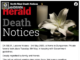 Death notice